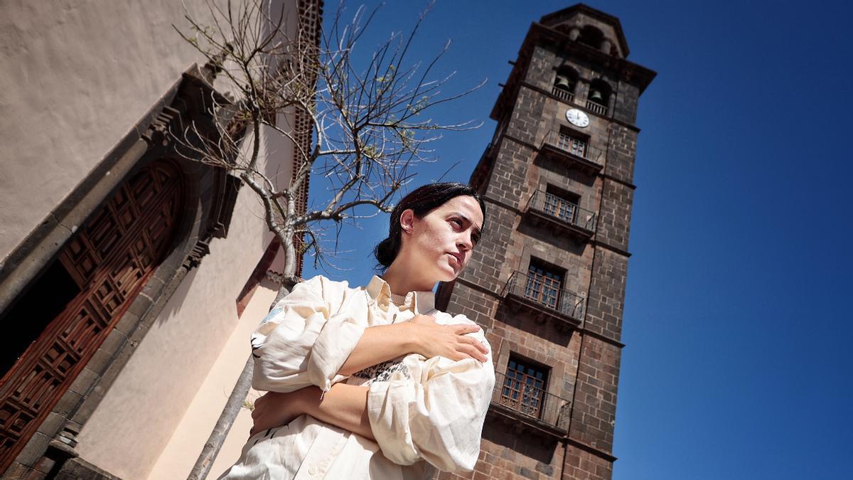 Juana Aguirre esta semana, en La Laguna.
