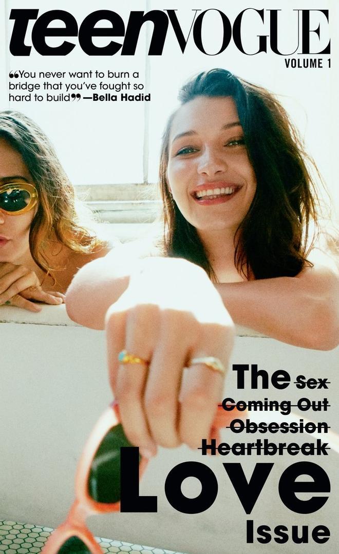 Bella Hadid en la portada de la revista Teen Vogue