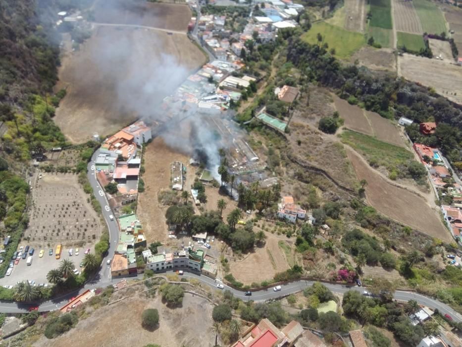 Incendio en La Calzada