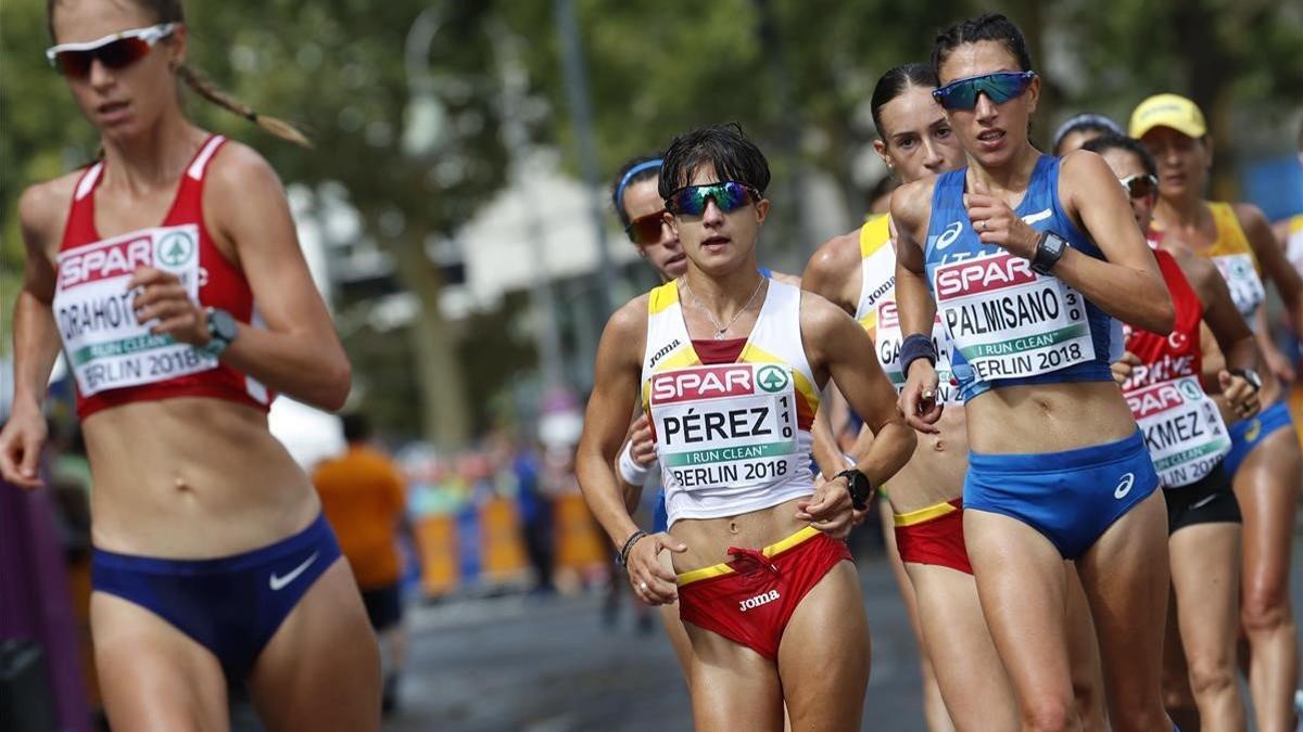 María Pérez, el pasado mes de agosto en los Europeos de Berlín.