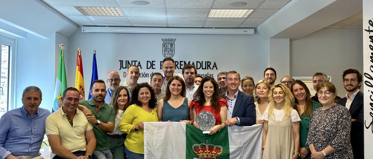 Recepción de empresarios de la Ceal en la Oficina de Extremadura en Bruselas