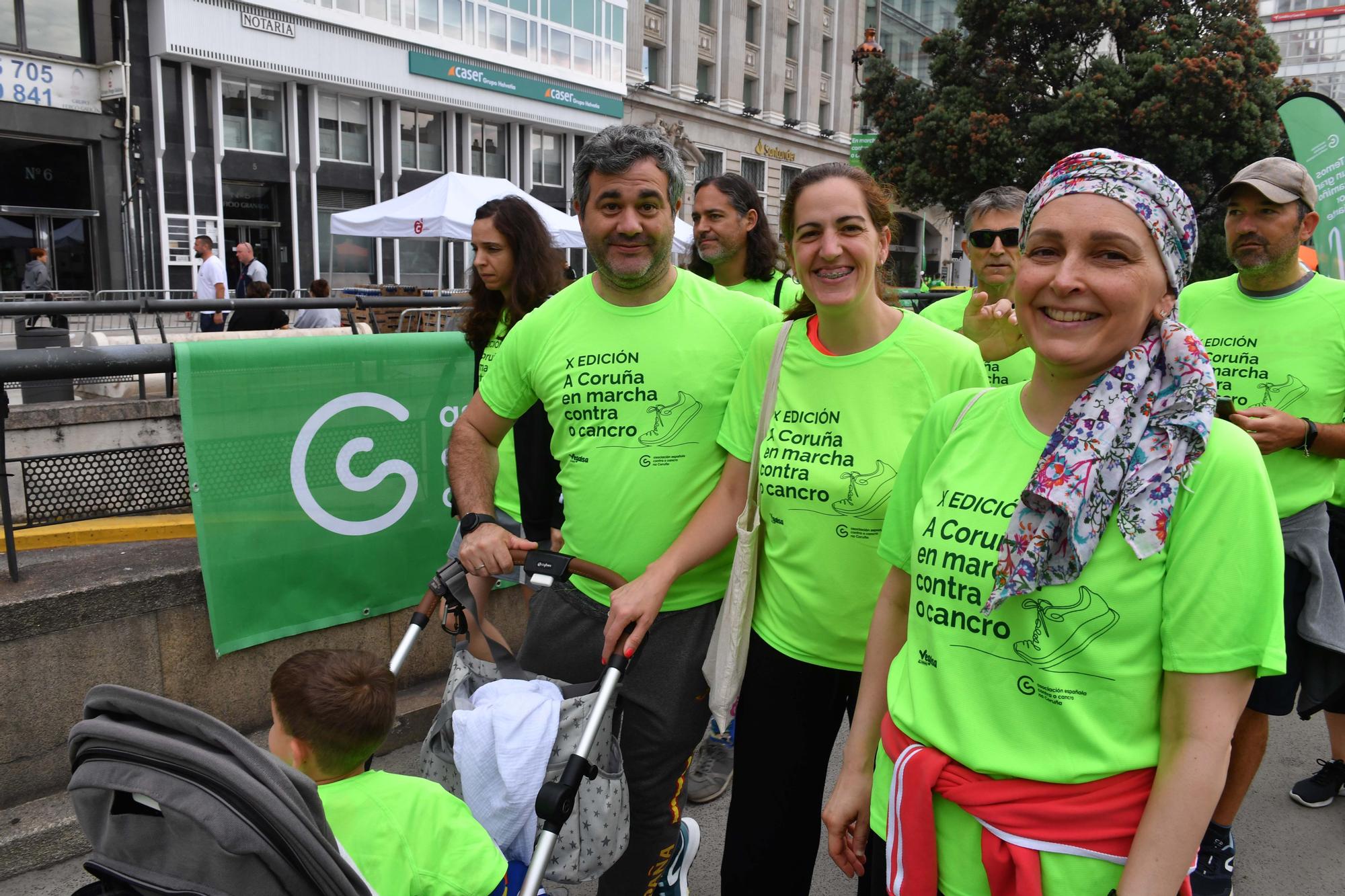 Más de 2.400 participantes en la Andaina Solidaria Contra o Cancro en A Coruña