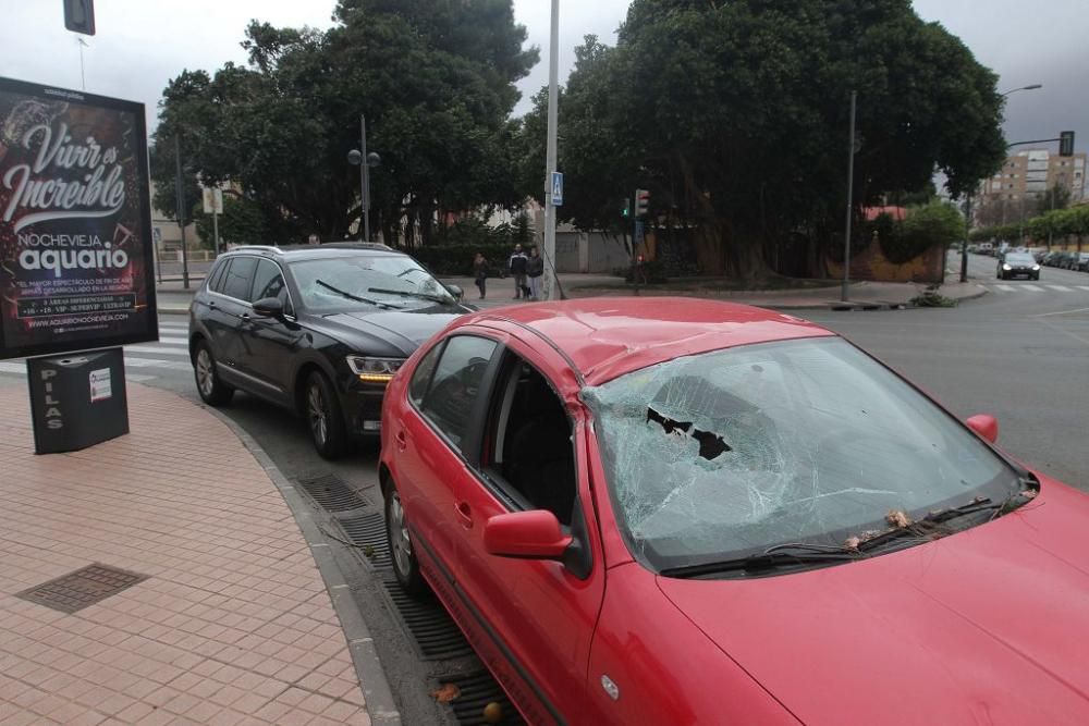 La borrasca Ana, a su paso por Cartagena