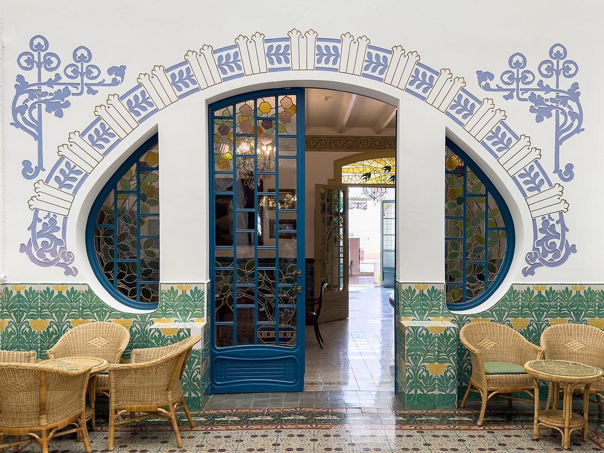 Interior de la Casa Sans en Tossa de Mar