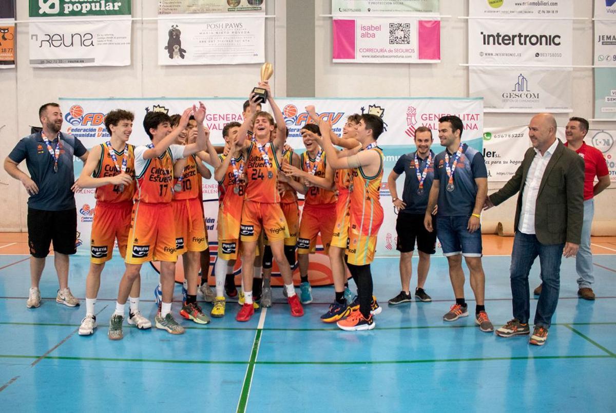 El Valencia Basket Naranja ganó el título Infantil Masculino IR Preferente.