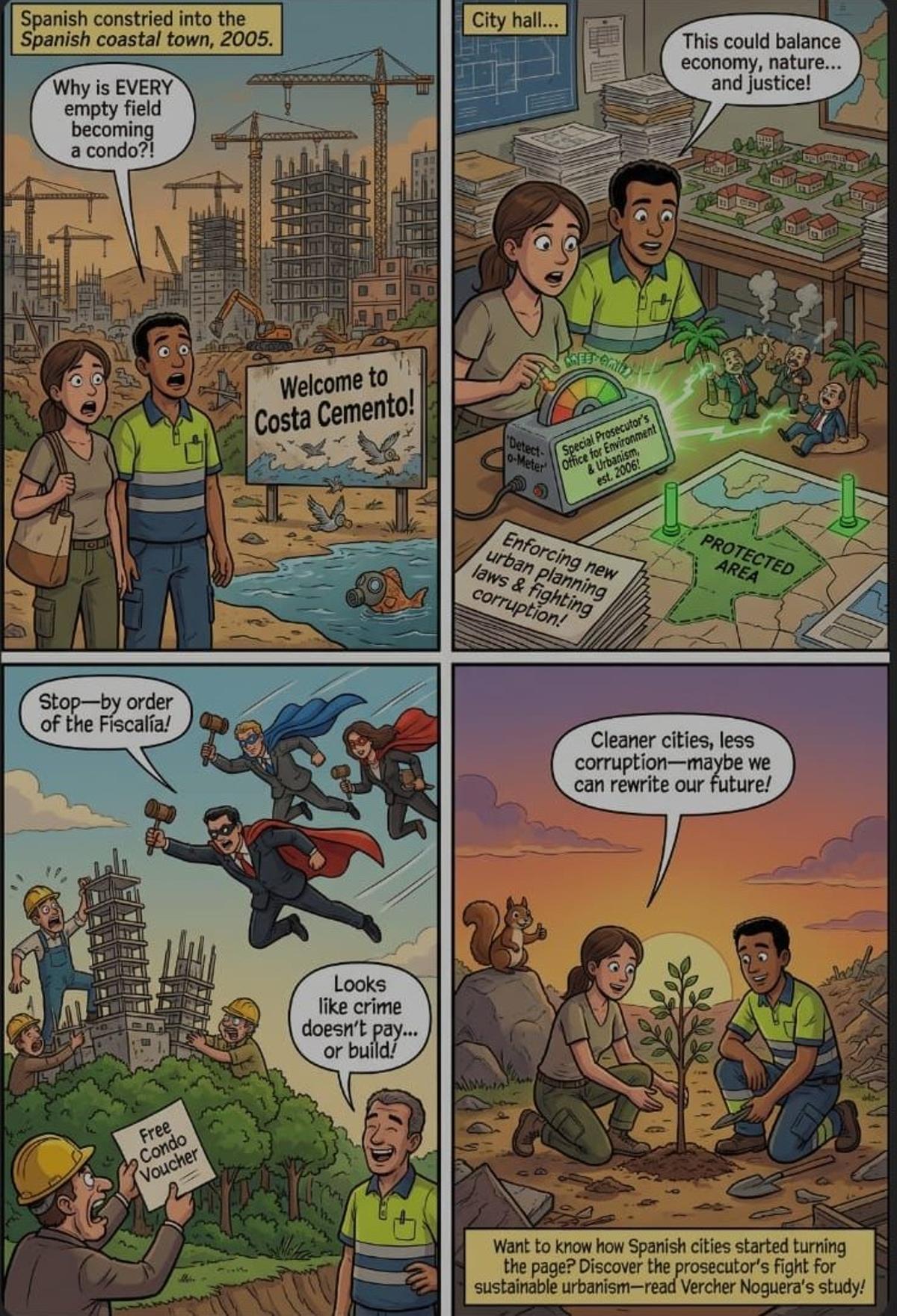 Cómic sobre Vercher Noguera.