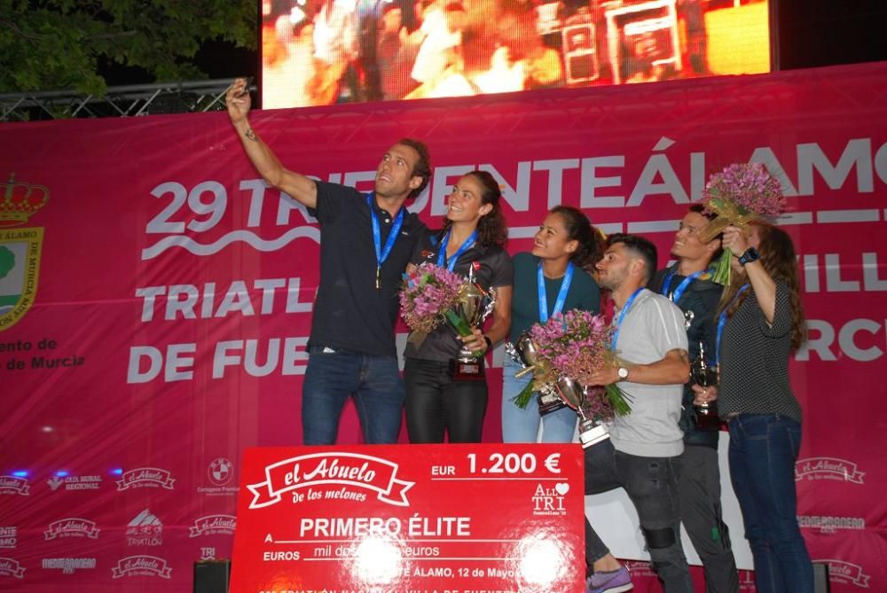 Entrega de premios del Triatlón de Fuente Álamo