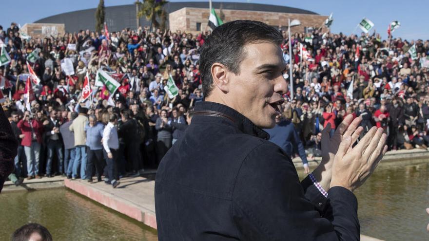 Pedro Sánchez, en un acte a Dos Hermanas