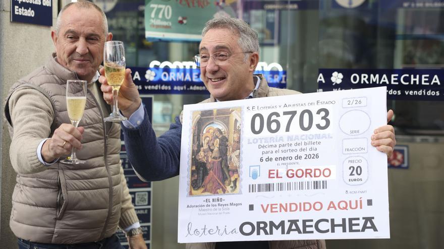 06703, primer premio de la Lotería del Niño 2026
