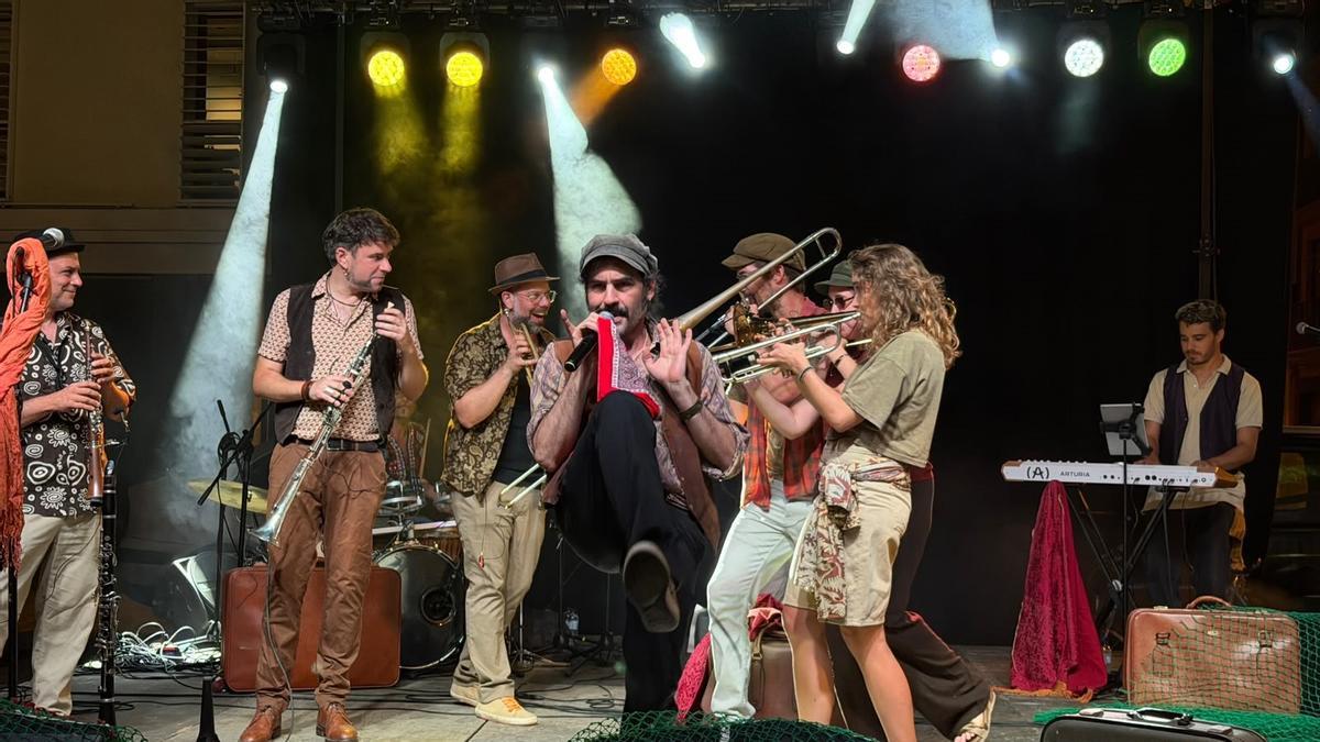 Una imatge del concert a Blanes.