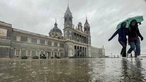 Lluvia en Madrid