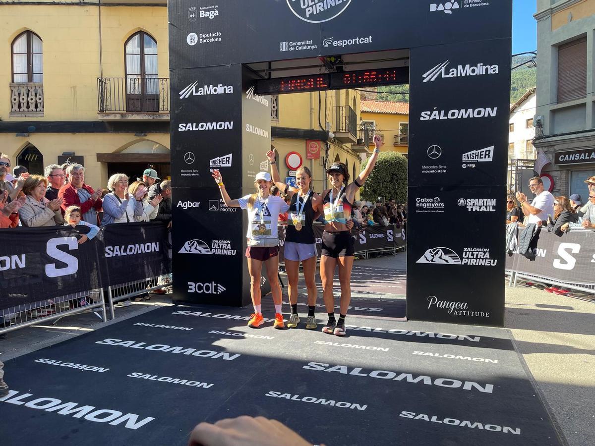 Gabriela Lasalle, María La Chica y Núria Bermúdez, el podio femenino de la Mitjà en la Ultra Pirineu