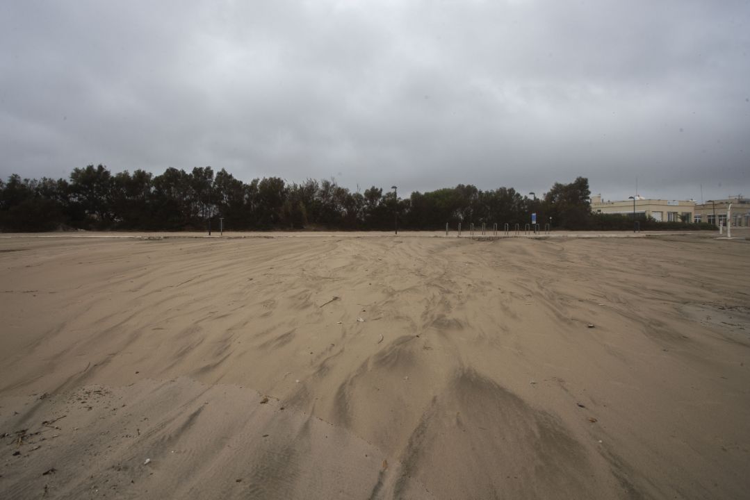 Daños en las playas del Sur (Perelló, Perellonet).