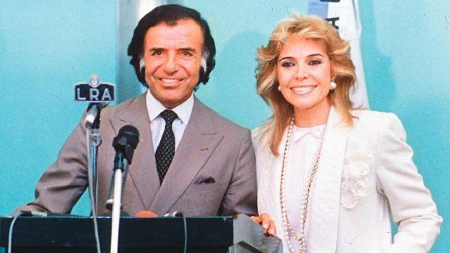 Carlos Menem y Zulema Yoma, en 1989.