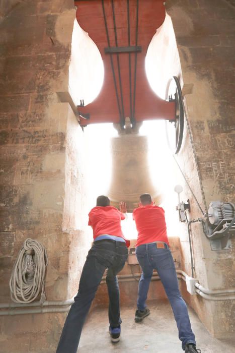 Volteo de campanas en la Iglesia de San Martín de