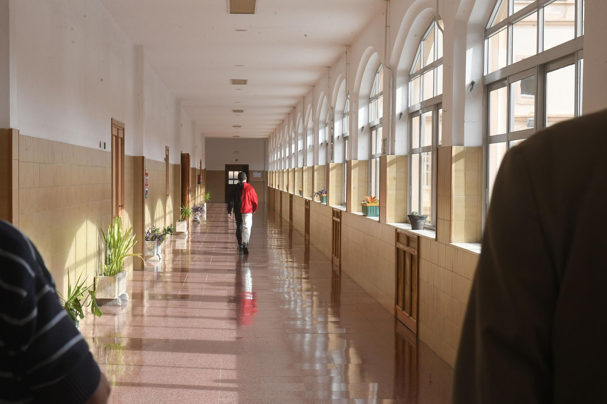 Primer día del curso 2024-25 en el IES Rosalía Mera de A Coruña