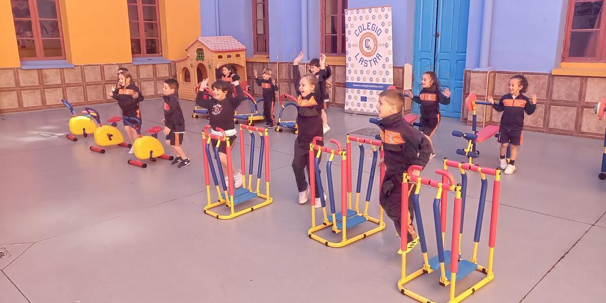 El gimnasio del colegio  Lastra.