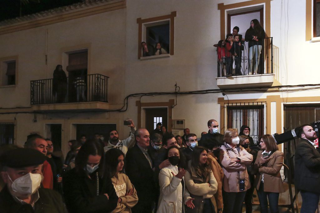 Semana Santa de Lorca 2022: Virgen de la Soledad del Paso Negro, iglesia y procesión