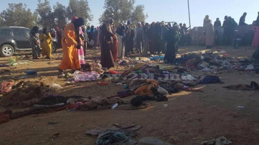 Al menos 15 muertos en Marruecos por una avalancha durante un reparto de alimentos