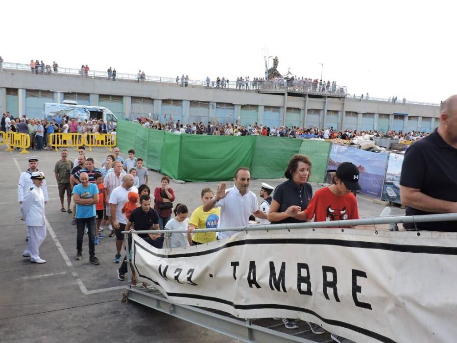 Jornada de puertas abiertas en Águilas con la Armada