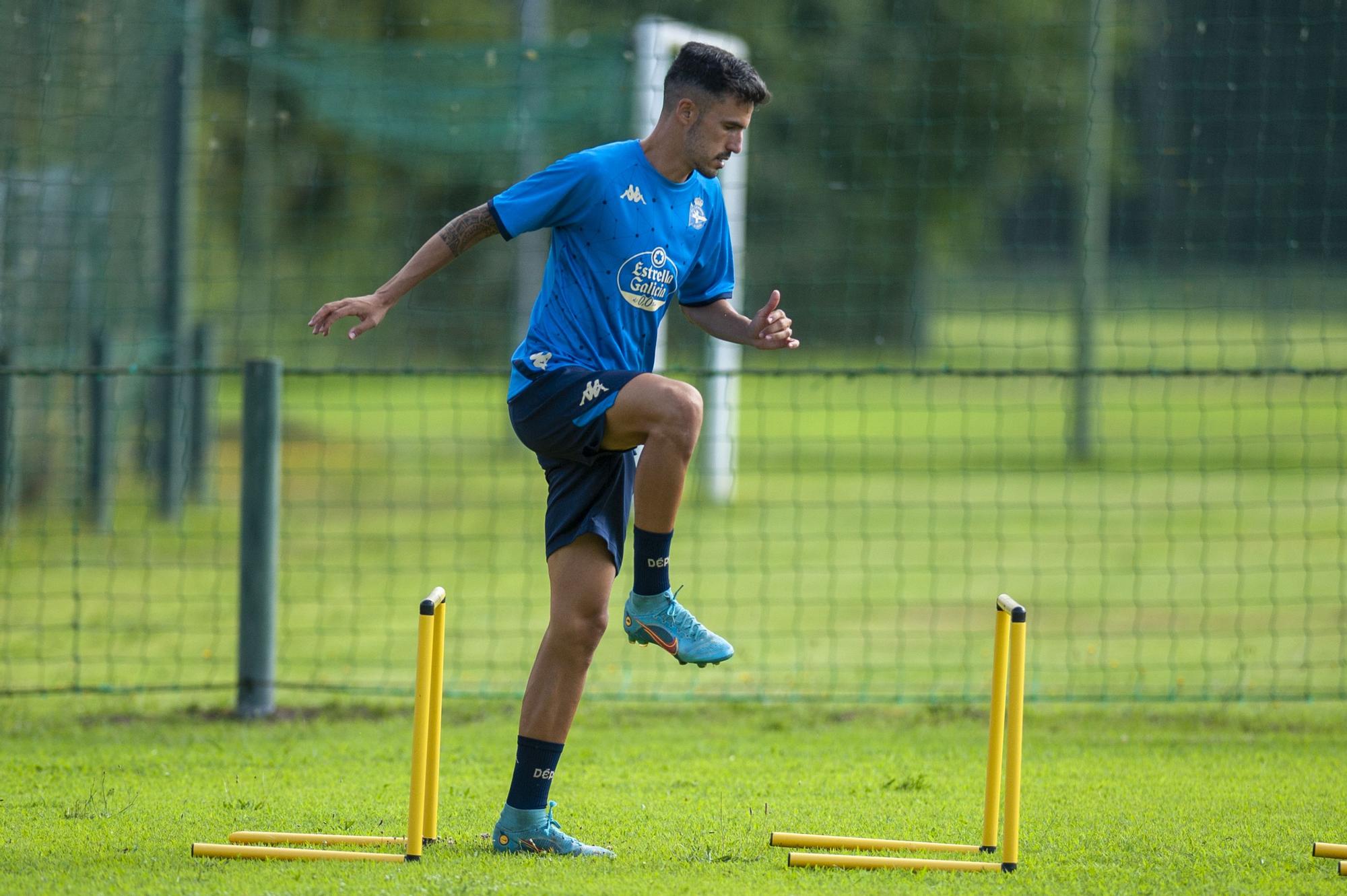 El Deportivo coge ritmo de trabajo en el segundo entrenamiento de pretemporada