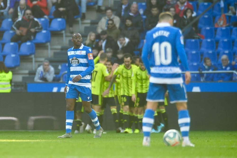 El Dépor cae 1-3 ante el Zaragoza