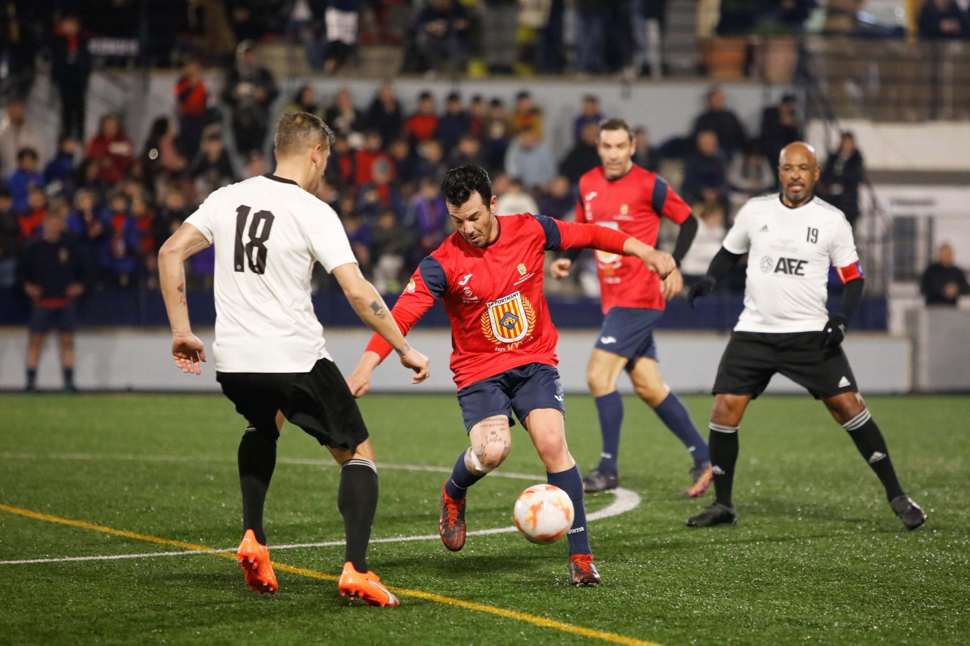 Mira aquí todas las imágenes del partido entre veteranos por el centenario del club Portmany