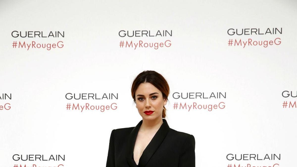 Blanca Suárez en la presentación de su colaboración con Guerlain