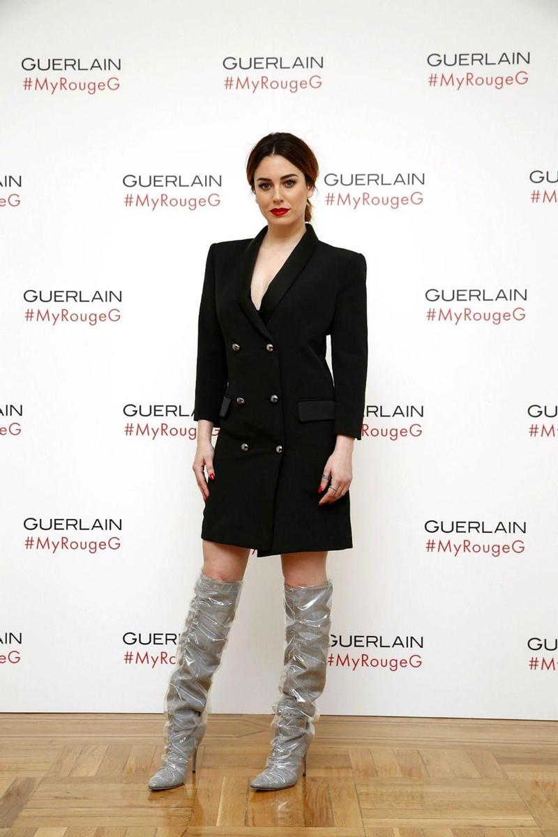 Blanca Suárez en la presentación de su colaboración con Guerlain