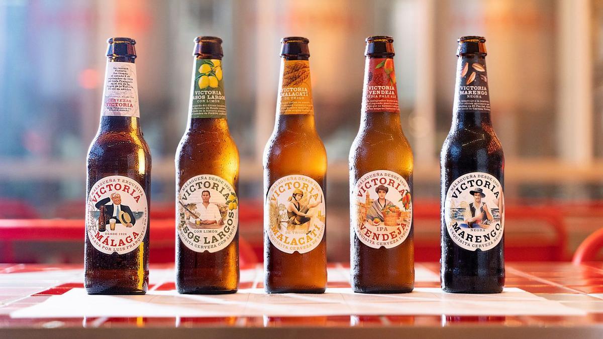 Las cinco cervezas que comercializa Cervezas Victoria. | LA OPINIÓN