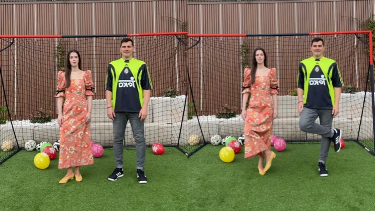 Extracto del vídeo de Inés de Robles junto a Iker Casillas.