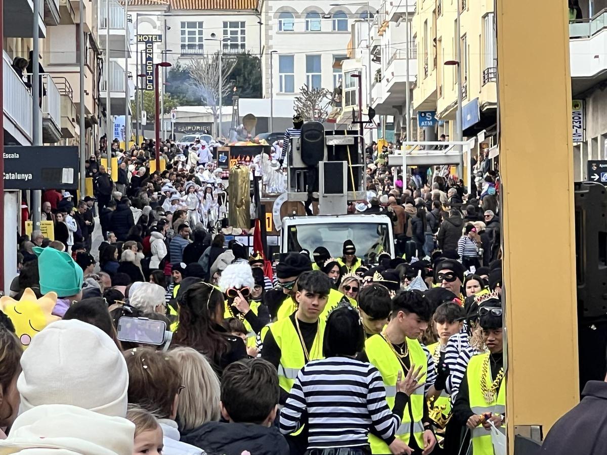 Imatges de la rua de l'Escala