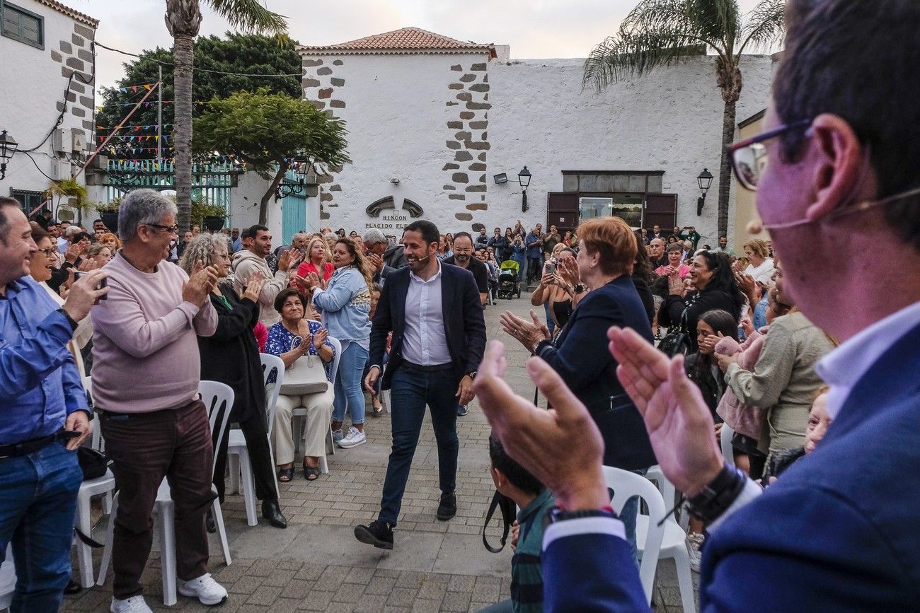 Acto de presentación del candidato de Coalición Canaria a la alcaldía de Telde, Héctor Suárez.