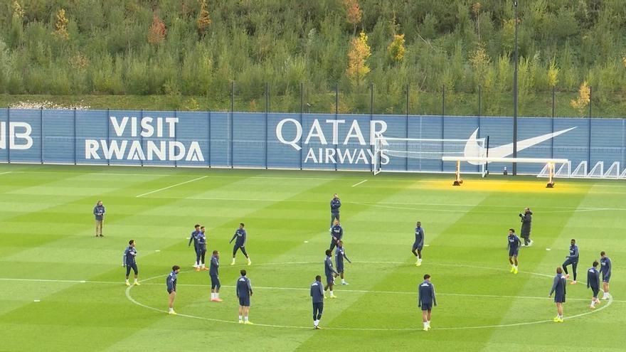 Dembélé, Marquinhos, Doué y Kvaratskhelia vuelven a entrenar con el PSG