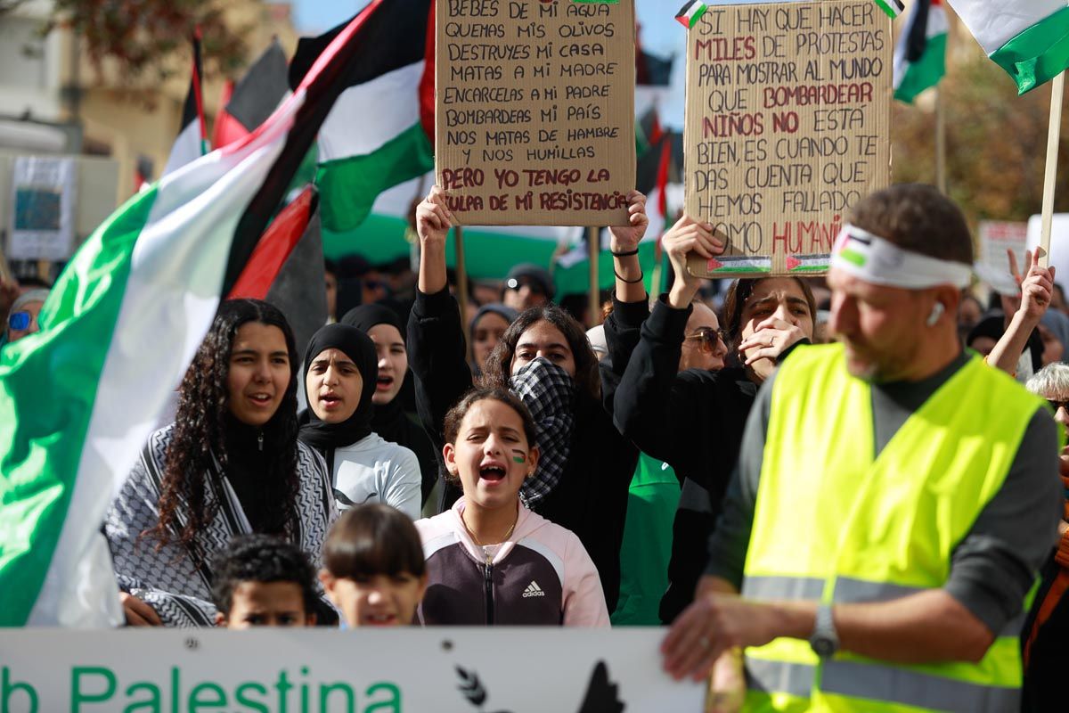 Todas las imágenes de la manifestación por Palestina en Ibiza