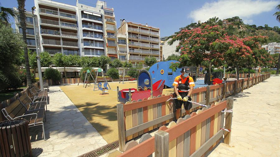 Un parc de Blanes.