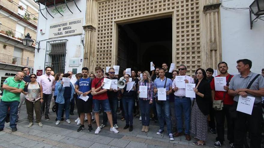 Protesta de los profesores del Conservatorio Superior