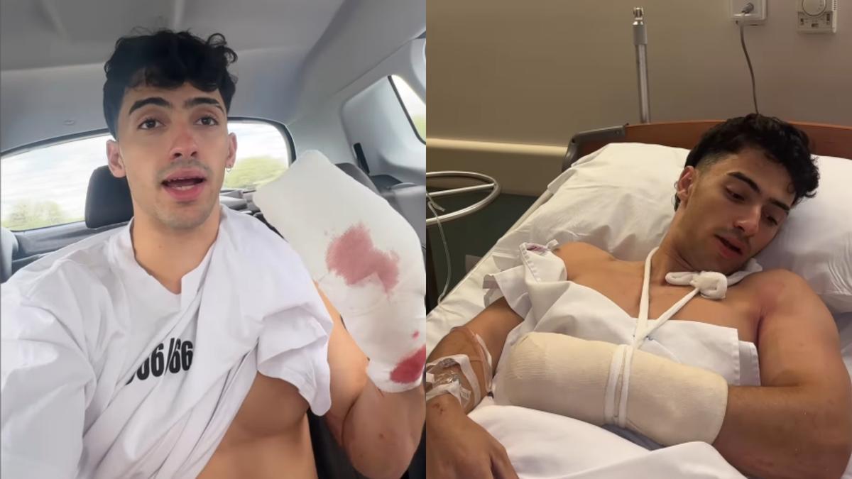 El grave accidente de Gero Arias, el 'influencer' del reto de las dominadas