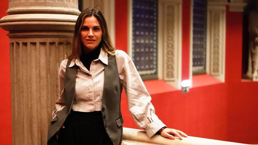 La actriz Amaia Salamanca ha visitado Zaragoza para charlar sobre 'Siempre es invierno', de David Trueba