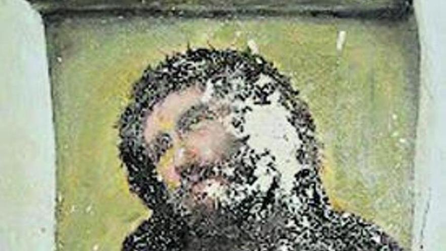 El Ecce Homo de Borja, antes y después de la polémica restauración de Cecilia Giménez. | REUTERS