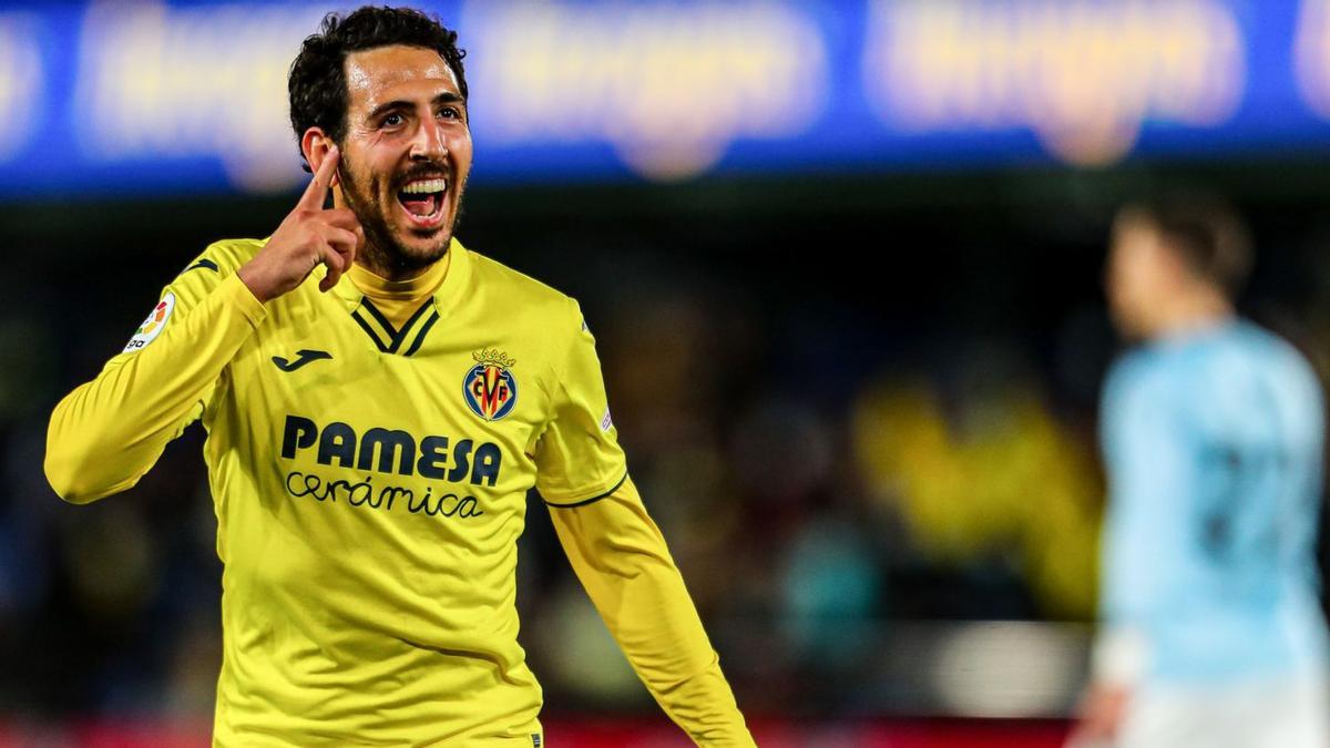 Dani Parejo festeja el gol que dio el triunfo al Villarreal frente al Celta de Vigo. | EUROPA PRESS