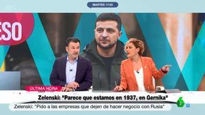 Zelenski, en el Congreso, habló de Gernika.