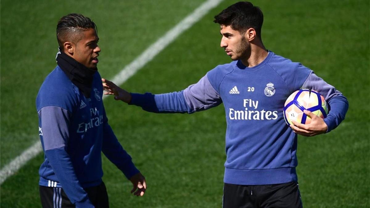 Marco Asensio ha animado a Mariano a que venga al Espanyol