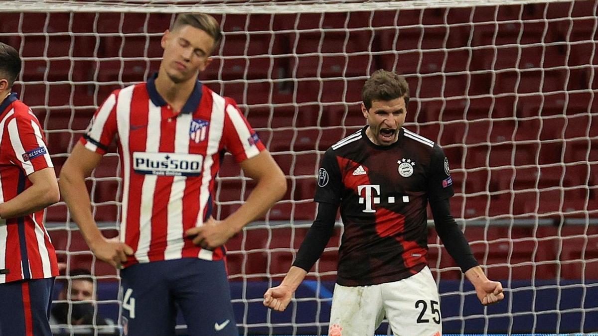 Müller dejó 'ko' al Atlético de Madrid