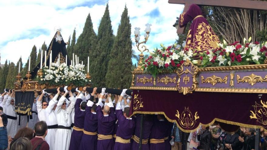 Estremecedora despedida de la Dolorosa y el Nazareno en Pego