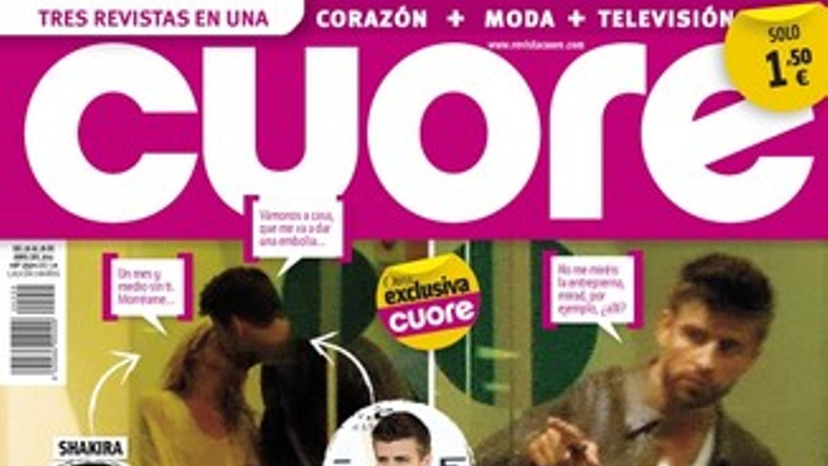 Portada de la revista Cuore.