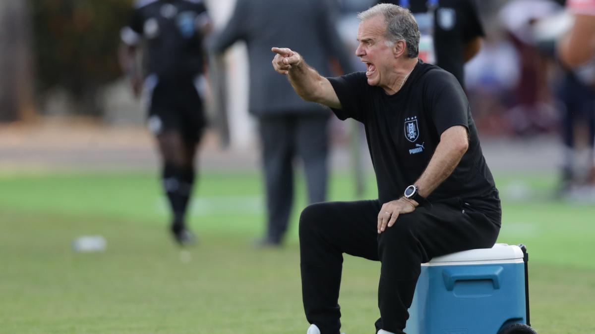 Marcelo Bielsa, entrenador de Uruguay
