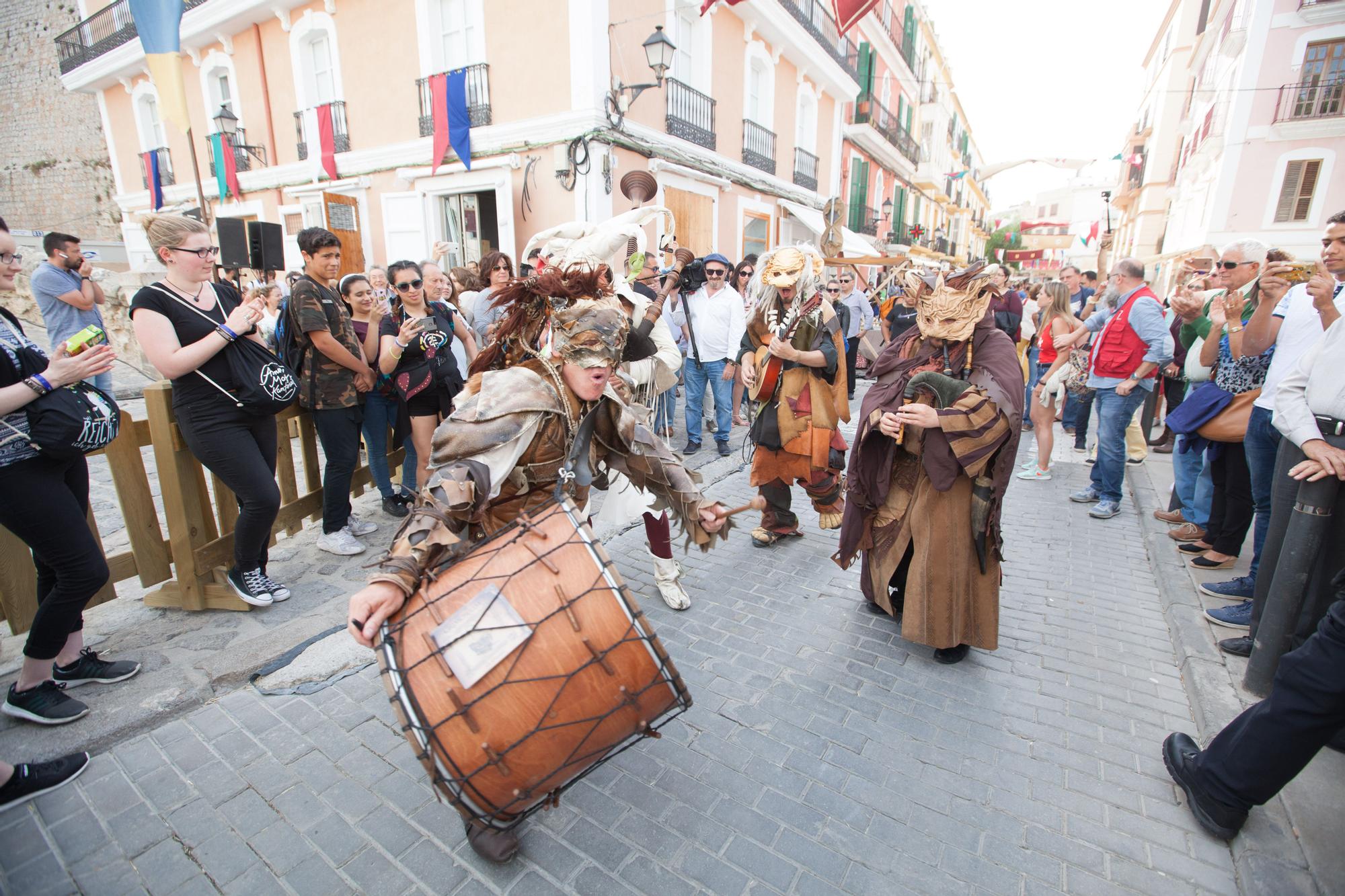 Edición de 2017 de la Feria Medieval de Ibiza.