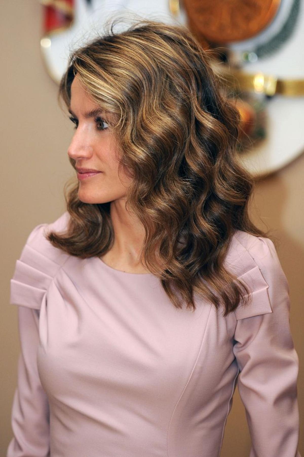 Letizia Ortiz con ondas en Jordania