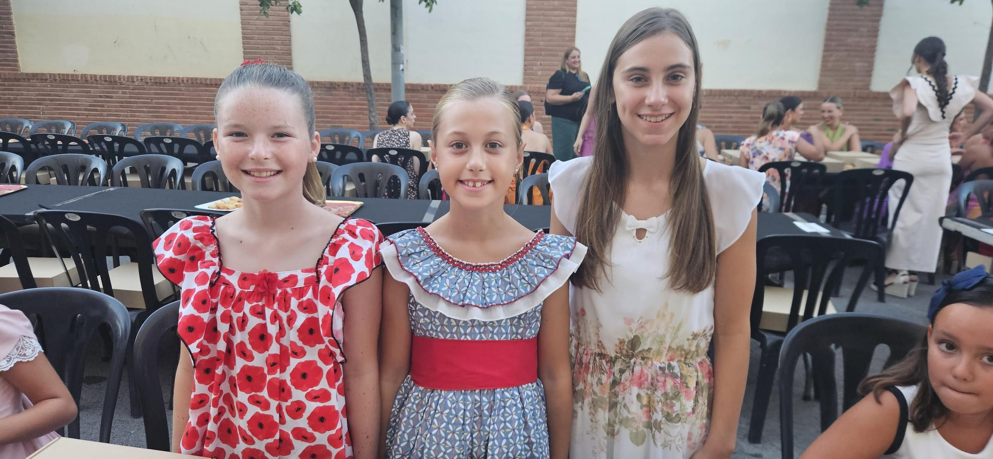 Candidatas a Fallera Mayor Infantil de València 2025 en la "punxà"